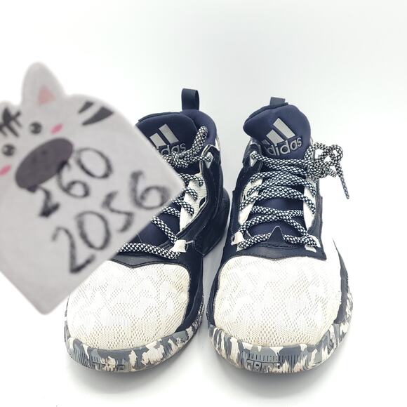 Adidas D Lillard 2 White Camo B42376 Beige black men\'s size 9 main image 6